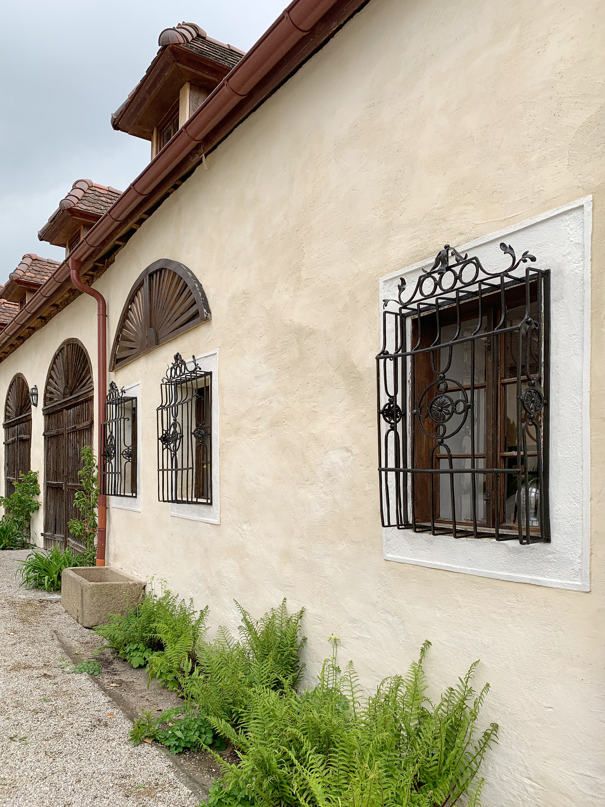 Restauration Fensterkörbe Burg Clam 2019