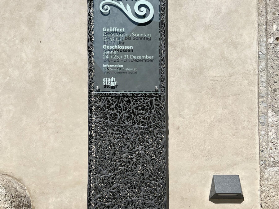 Stele Stadtmuseum Steyr 2023